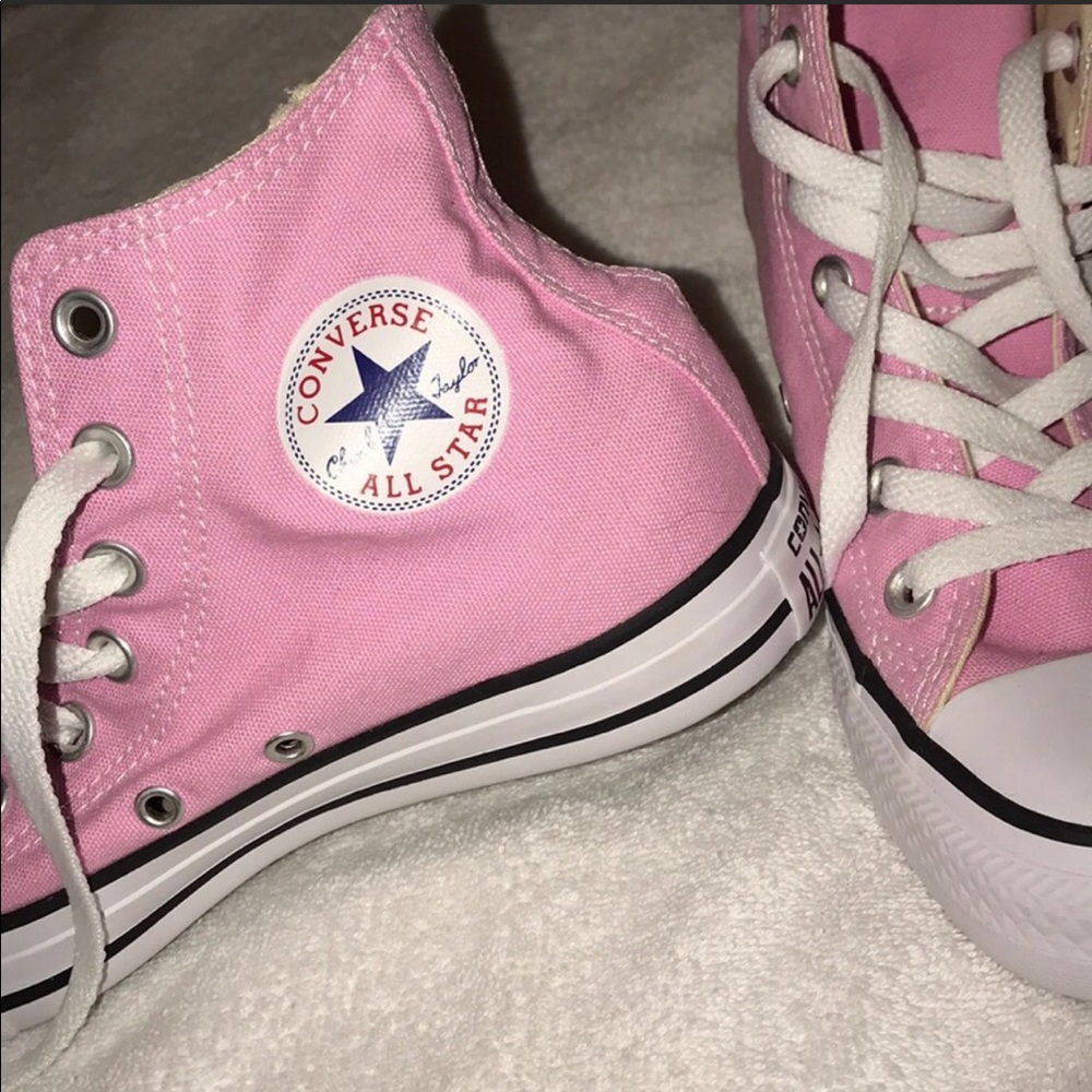 Pink Hightop Converses NWT